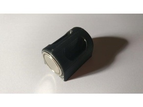 magnet holder fit 22kg round neodymium dia 25mm household 3d print model - Mito3D