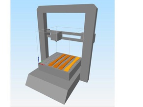 anycubic i3-mega-Bett Modell simplify3d Drucker 3d print model - Mito3D