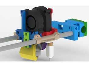 hypercube horizontal conversion 3d printer parts 5015 carriage joiner 3d print model - Mito3D