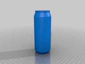 330 ml lata de refresco alimentos beber aluminio 3d print model - Mito3D