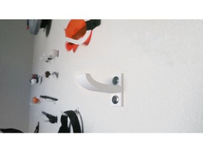 thumb tack display hooks organization pushpin thumbtack wall hook mount 3d print model - Mito3D