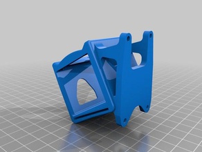 gopro Sitzung mount pirat Rahmen 28&deg hobby 3d print model - Mito3D