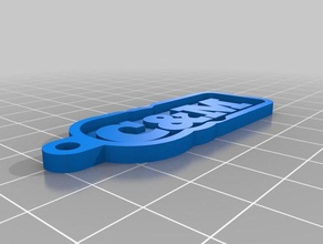 c&m2 keychains customized 3d print model - Mito3D