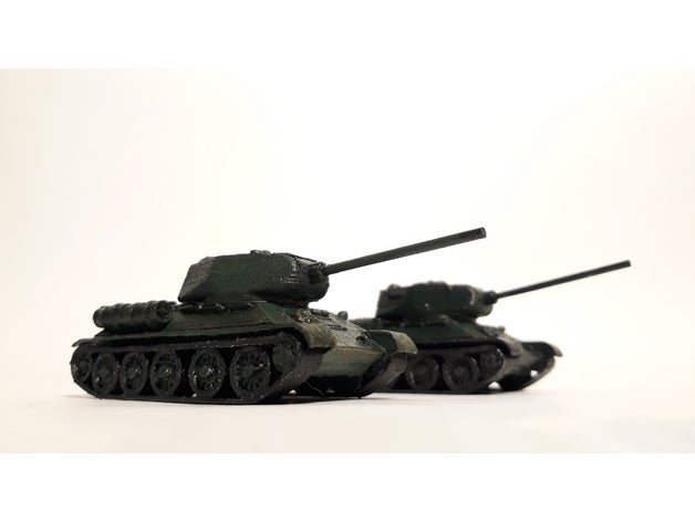 t-34-85 1100 Fahrzeuge 3D print model - Mito3D