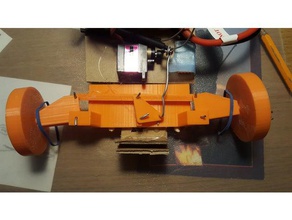 turning mechanism rc car vehicles 3d print model - Mito3D