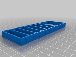 lockpick pin tepsi organizasyon kilit sistemleri 3d print model - Mito3D