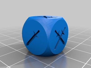 reyes guerra vanguardia de potencia dados juguete juego accesorios mantic games 3d print model - Mito3D