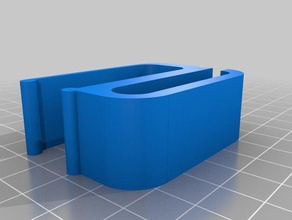 cable holder 2 18mm organization customized 3d print model - Mito3D