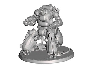 fww sentry robot juegos fallout sentinel la guerra páramo 3d print model - Mito3D