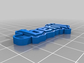 benji portachiavi i personalizzato 3d print model - Mito3D