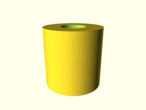 paramétrico del cubo carrete 3d de la impresora accesorios soporte bobina 3d print model - Mito3D