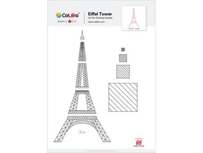 3d Modell Eiffelturm flach drucken Modelle 3d print model - Mito3D