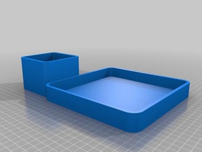 vc pencil paper holder test 2 office customized 3d print model - Mito3D