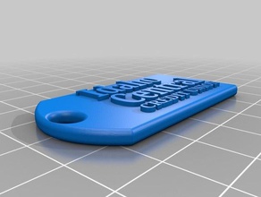 iccu basic keychain 3d printing 3d print model - Mito3D