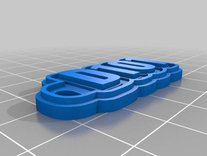 d101 llaveros personalizado 3d print model - Mito3D