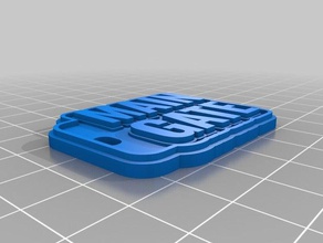 main gate keychains customized 3d print model - Mito3D