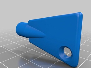 frigidaire freezer key replacement parts 3d print model - Mito3D