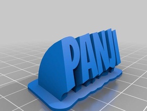 Banner office angepasst 3d print model - Mito3D