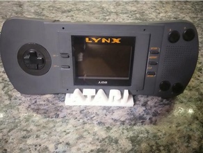 atari lynx stand eletrônica 3d print model - Mito3D