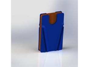 Gummi-band-buisiness card wallet Zubehör 3d print model - Mito3D