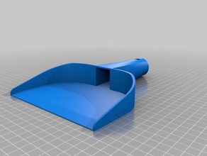 dust pan funnel hand tools cleaning dustpan kitchen 3d print model - Mito3D