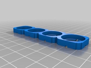 4x18650 battery pack holder electronics customized 3d print model - Mito3D