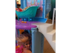 le scale di casa bambole telecomandati bambola 3d print model - Mito3D