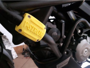 incidente motociclistico bar protettore 3d la stampa osona na gmole suzuki strom moto yamaha 3d print model - Mito3D