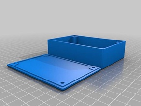 project box lid screws2 electronics customized 3d print model - Mito3D