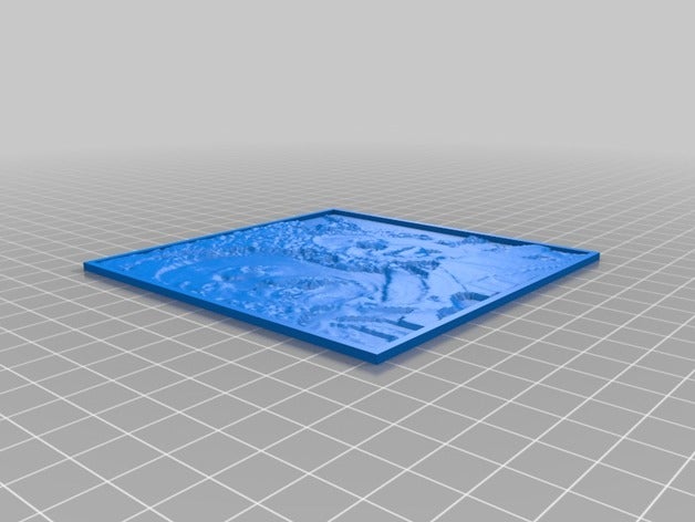 denzil 2d art personnalisé 3D print model - Mito3D