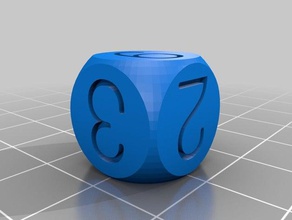 dice boardgame gaming 3d print model - Mito3D