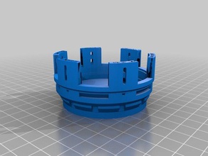 almena 5x5 construção brinquedos exin fortes 3d print model - Mito3D