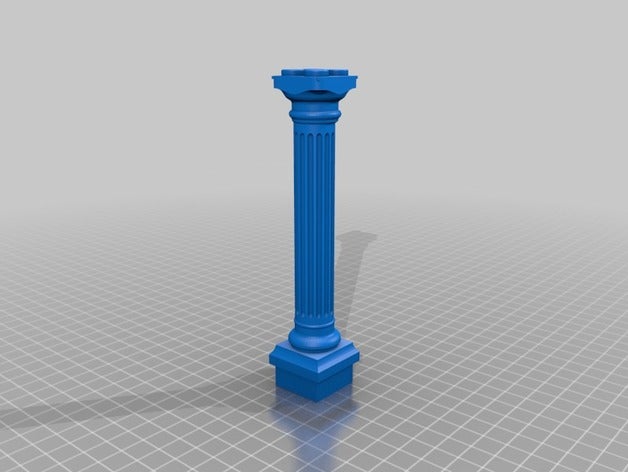 la columna romana de construcción juguetes 3D print model - Mito3D
