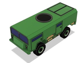 gun bus toy game accessories 28mm truck vehicle wargaming 3d print model - Mito3D