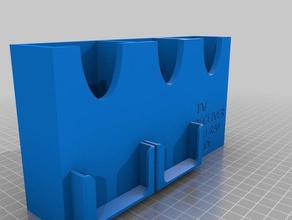 halterung fernbedienung v20 3d printing led remote control wall mount 3d print model - Mito3D