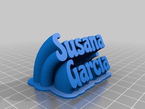 susi plate office customized 3d print model - Mito3D