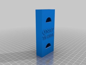 halterung qnap-453a remote 3d printing control ts-453a wall mount 3d print model - Mito3D