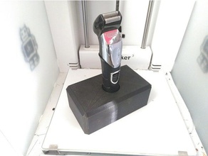 wahl shaver stand cover bathroom freecad 3d print model - Mito3D