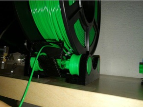 filament guide holder smooth 3d printer accessories addon spool 3d print model - Mito3D
