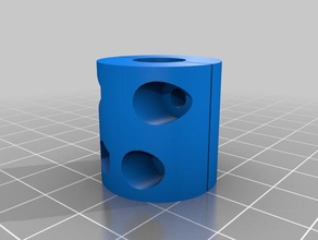 il mio personalizzato parametriche dell'asse z accoppiatore passo-passo asta filettata di accoppiamento 3d la stampante parti 3d print model - Mito3D