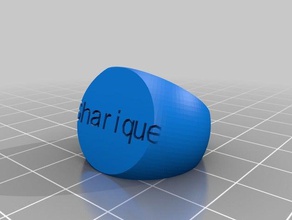 sharique Ringe angepasst 3d print model - Mito3D