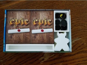 tiny epic kingdoms expansion game box organizer short games 3d print model - Mito3D