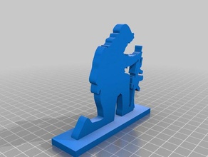 silahlı askerler 3d baskı 3d print model - Mito3D