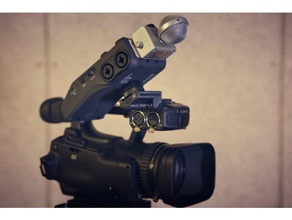 canon xf100 la fotocamera zoom 3d print model - Mito3D