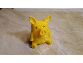 cerdo vasi lozhkina de juguete juego accesorios piggy 3d print model - Mito3D
