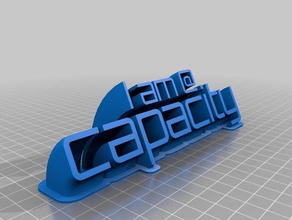 capacity office customized 3d print model - Mito3D