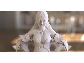 sorceress sculptures brandish 3d print model - Mito3D