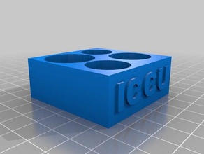 iccu Münze Inhaber Container 3d print model - Mito3D