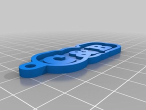 c & b llaveros personalizado 3d print model - Mito3D