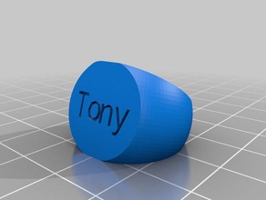 tony Ringe angepasst 3d print model - Mito3D